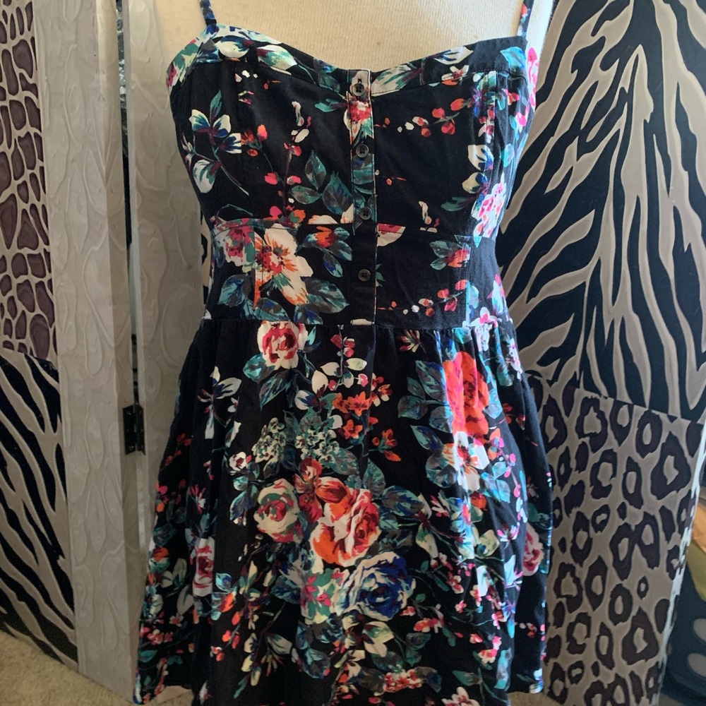 Floral print, mini sundress